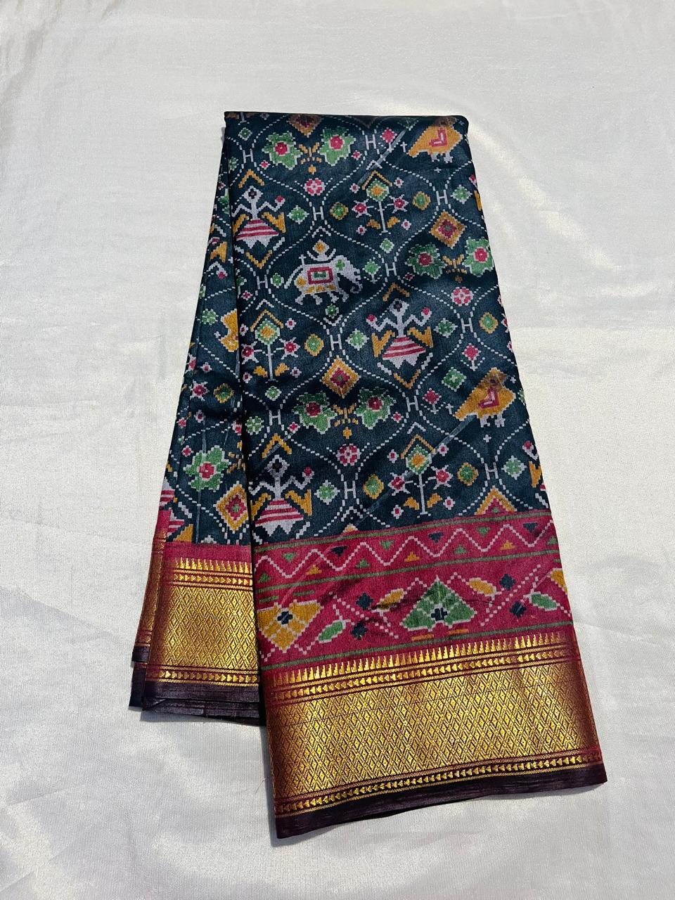Ikat Patola Silk Saree