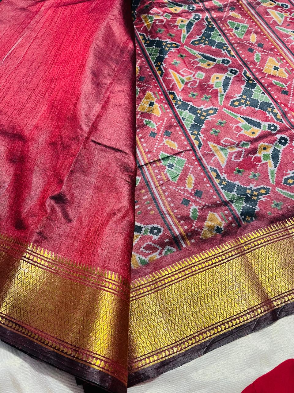 Ikat Patola Silk Saree
